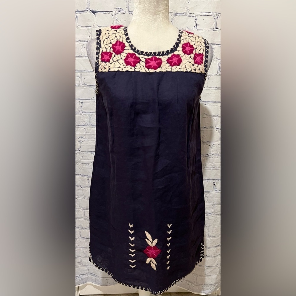 Calypso St Barth's Linen Dress Small